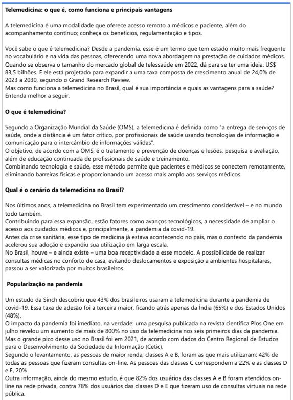 Capa do material: Atividade 1 – GH Hotelaria e Estrutura Hospitalar (51/2026): Telemedicina e Tecnologia na Saúde