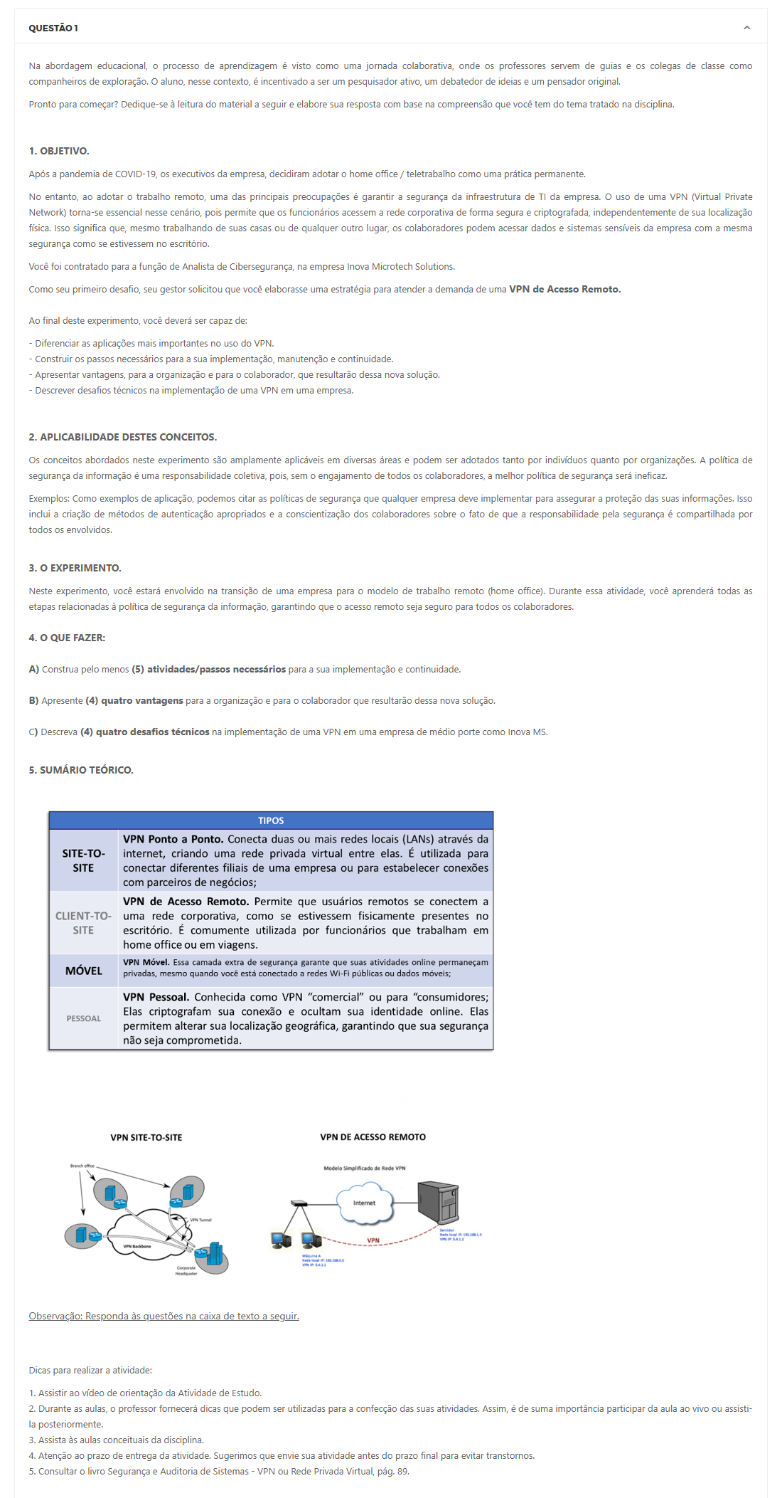 Capa do material: ATIVIDADE 1 - ESOFT - SEGURANÇA E AUDITORIA DE SISTEMAS - 51_2026 - SEGURANÇA E AUDITORIA DE SISTEMAS