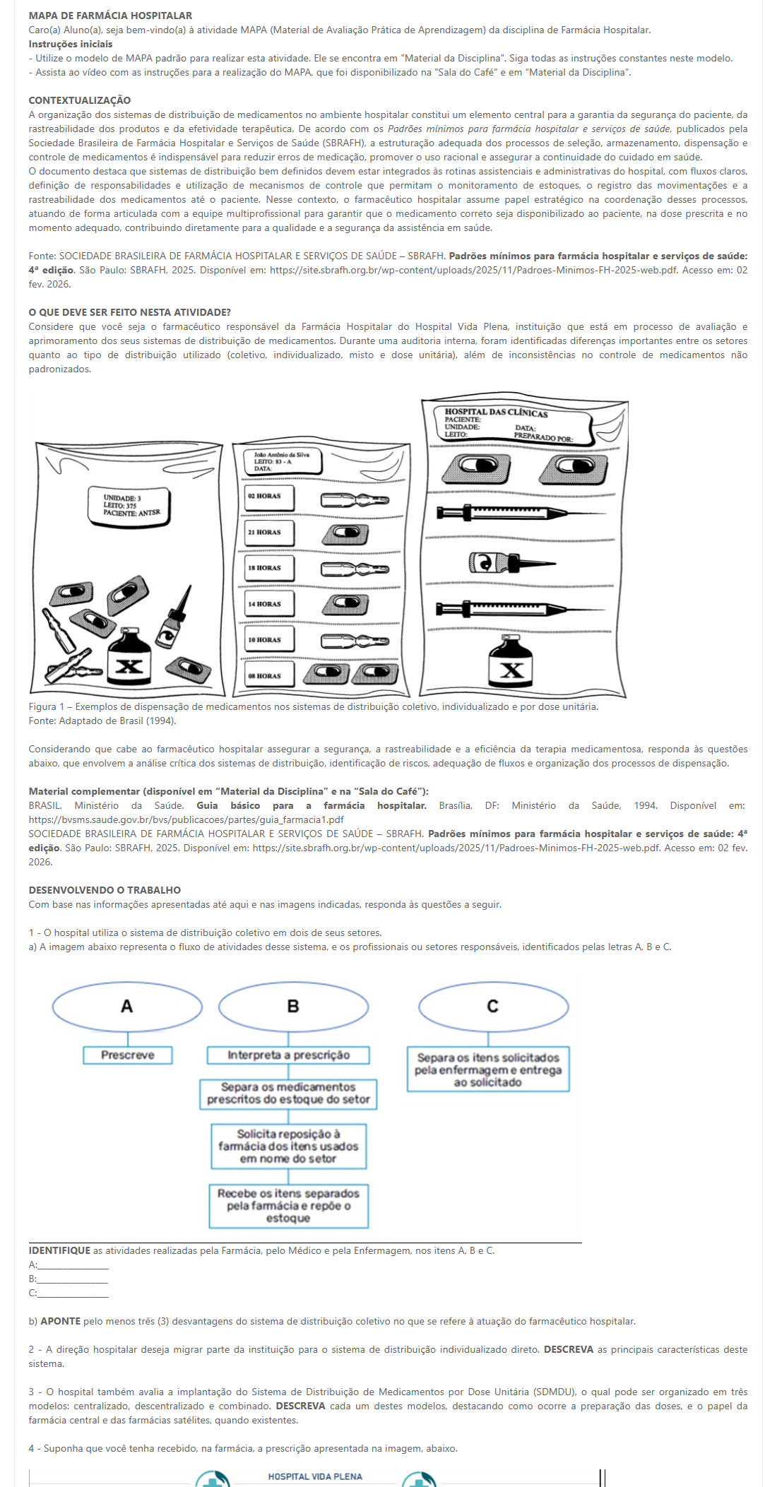 Capa do material: MAPA - FAR - FARMÁCIA HOSPITALAR - 51_2026 - FARMÁCIA HOSPITALAR